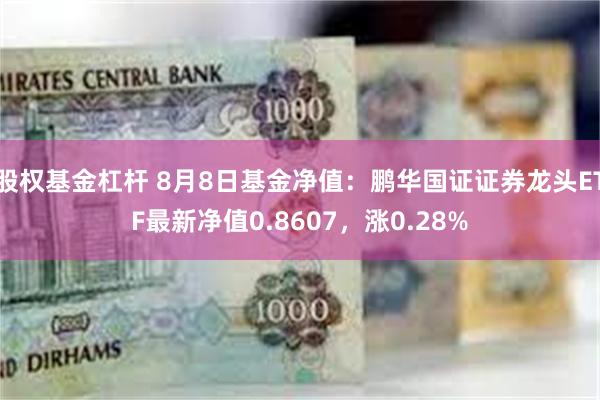 股权基金杠杆 8月8日基金净值：鹏华国证证券龙头ETF最新净值0.8607，涨0.28%