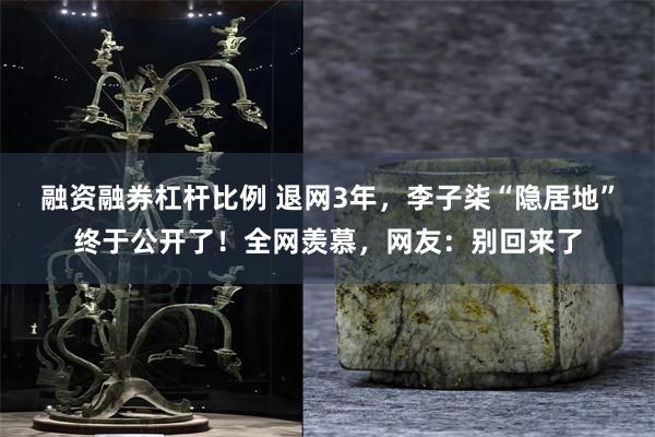 融资融券杠杆比例 退网3年，李子柒“隐居地”终于公开了！全网羡慕，网友：别回来了