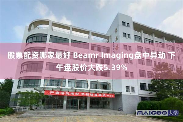 股票配资哪家最好 Beamr Imaging盘中异动 下午盘股价大跌5.39%