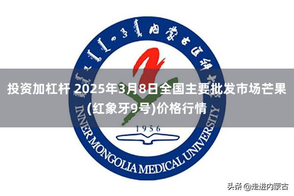 投资加杠杆 2025年3月8日全国主要批发市场芒果(红象牙9号)价格行情